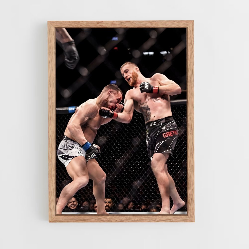 Poster Knockout Gaethje – affiche MMA (vue 4)